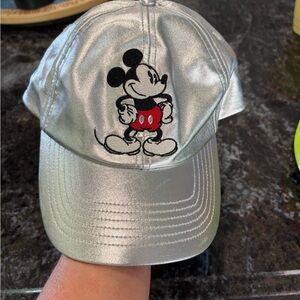 Disney Metallic Gray Cap